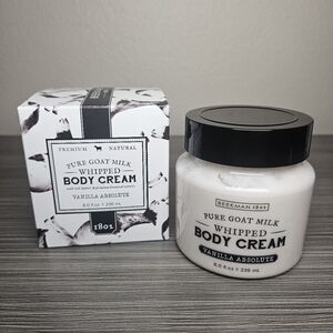 Beekman 1802 Vanilla Absolute Whipped Goat Milk Body Cream new in box 8oz